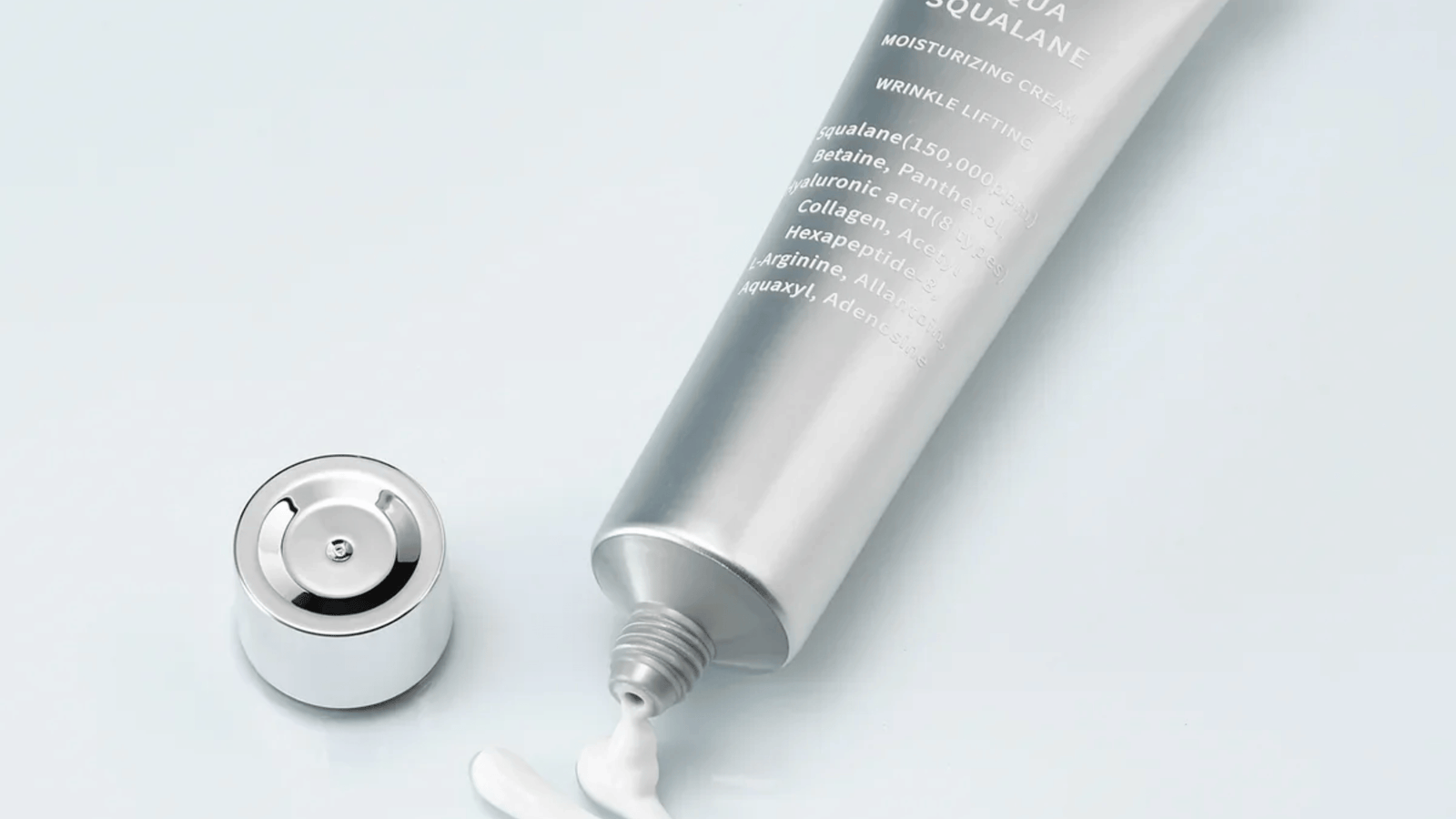 S.NATURE Aqua Squalane Moisturizing Cream med squalane och hyaluronsyra – återfuktande ansiktskräm som stärker hudbarriären och ger långvarig fukt.