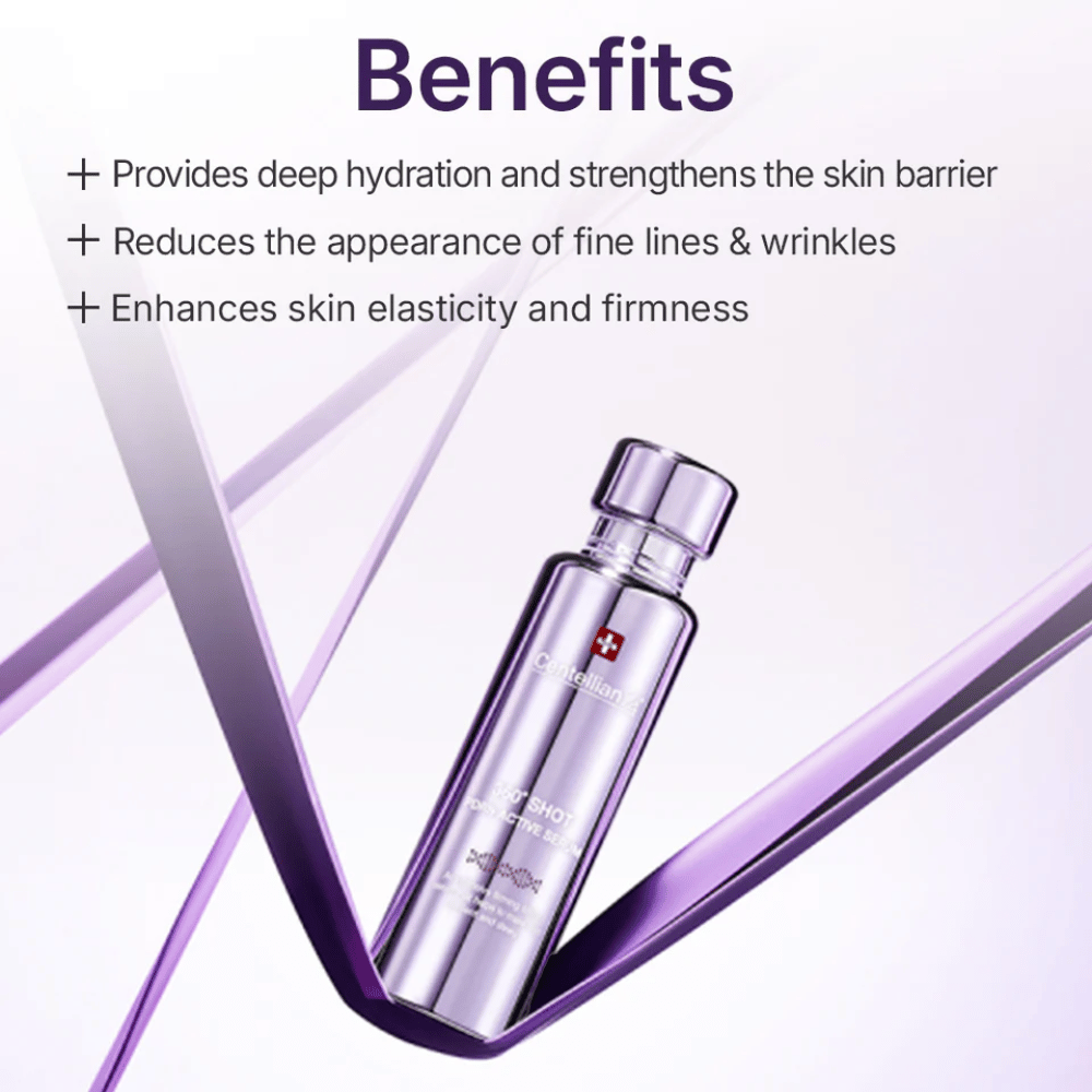 Centellian24 360º Shot PDRN Active Serum – intensivt återfuktande och uppstramande serum som stärker hudbarriären, minskar fina linjer och förbättrar hudens fasthet och lyster.