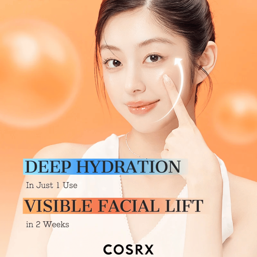 COSRX 5 PDRN Hyaluronic Acid Hydrogel Mask för djup återfuktning, synlig uppstramning och förbättrad hudelasticitet