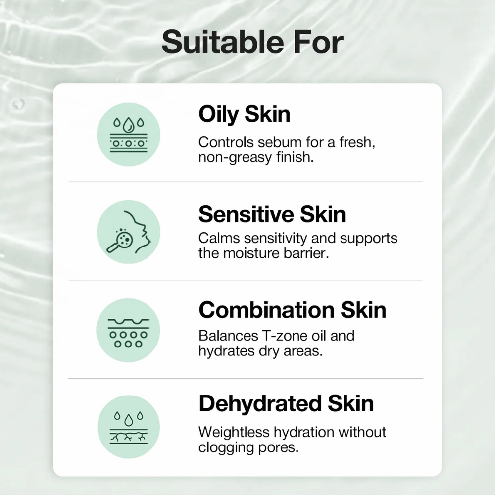 NINELESS A-Control 10% Azelaic Acid Serum passar fet, kombinerad, känslig och yttorr hud samt hjälper till att balansera talg och återfukta huden.