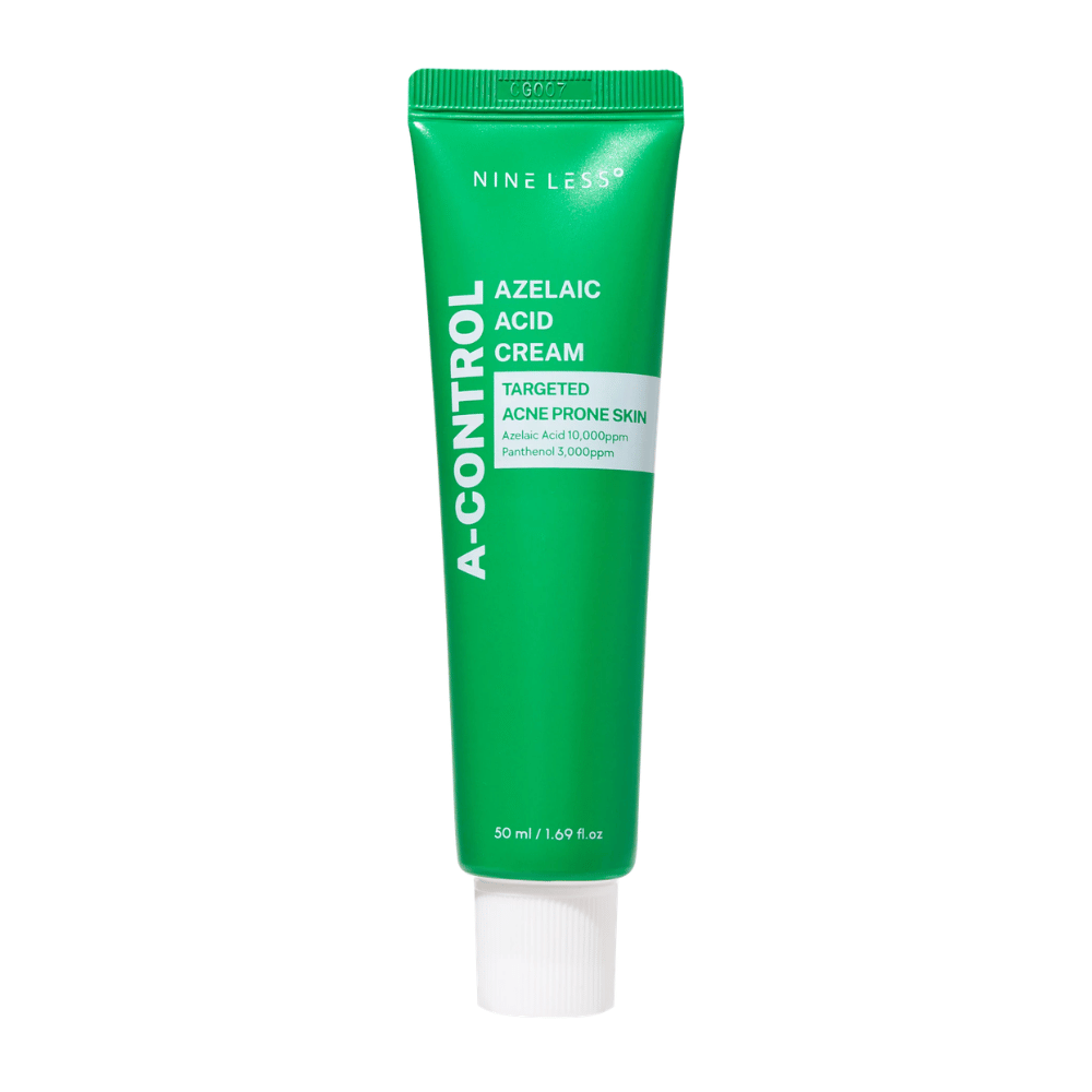 NINELESS A-Control Azelaic Acid Cream ansiktskräm – koreansk kräm med azelainsyra som hjälper till att reducera orenheter, lugna huden och förbättra hudens struktur.