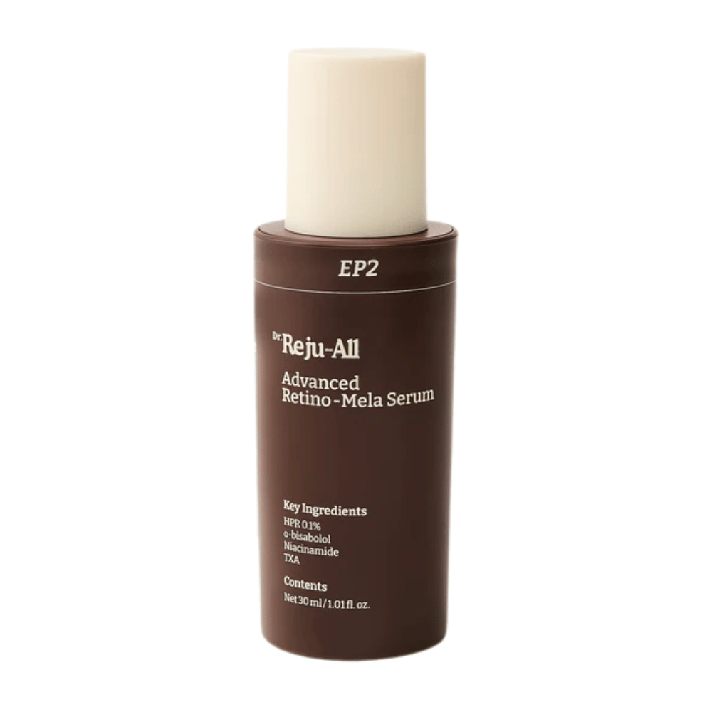 Dr. Reju-All Advanced Retino-Mela Serum EP2 – koreanskt serum med HPR, tranexamsyra och niacinamide för pigmentering, ojämn hudton och förbättrad hudstruktur.