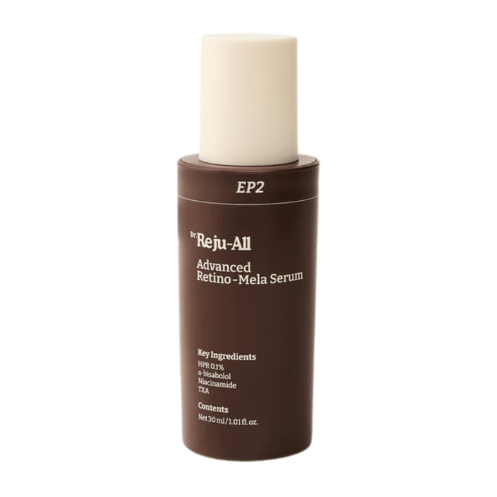 Dr. Reju-All Advanced Retino-Mela Serum EP2 – koreanskt serum med HPR, tranexamsyra och niacinamide för pigmentering, ojämn hudton och förbättrad hudstruktur.