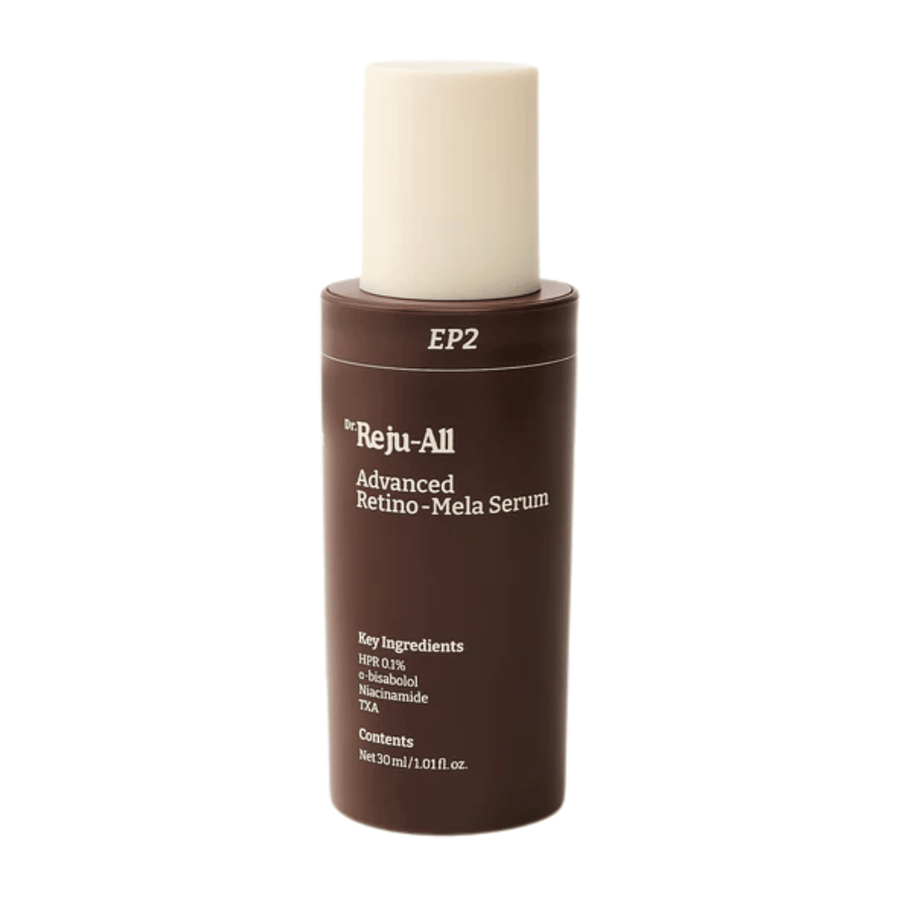 Dr. Reju-All Advanced Retino-Mela Serum EP2 – koreanskt serum med HPR, tranexamsyra och niacinamide för pigmentering, ojämn hudton och förbättrad hudstruktur.