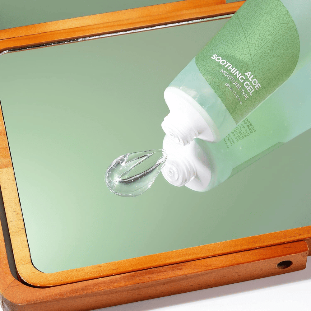 Isntree Aloe Soothing Gel Moisture Type – genomskinlig aloe vera-gel med återfuktande konsistens