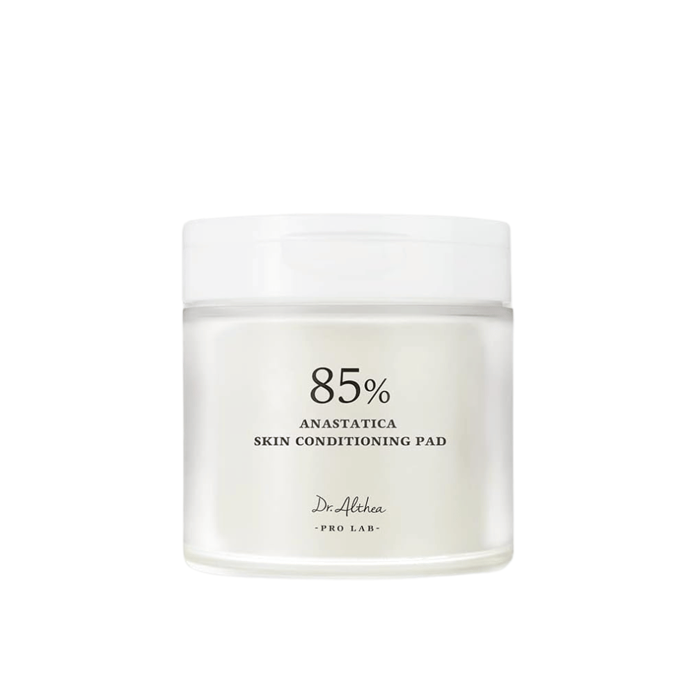Dr. Althea 85% Anastatica Skin Conditioning Pad – veganska återfuktande toner pads med 85 % Anastatica-extrakt för känslig och torr hud.