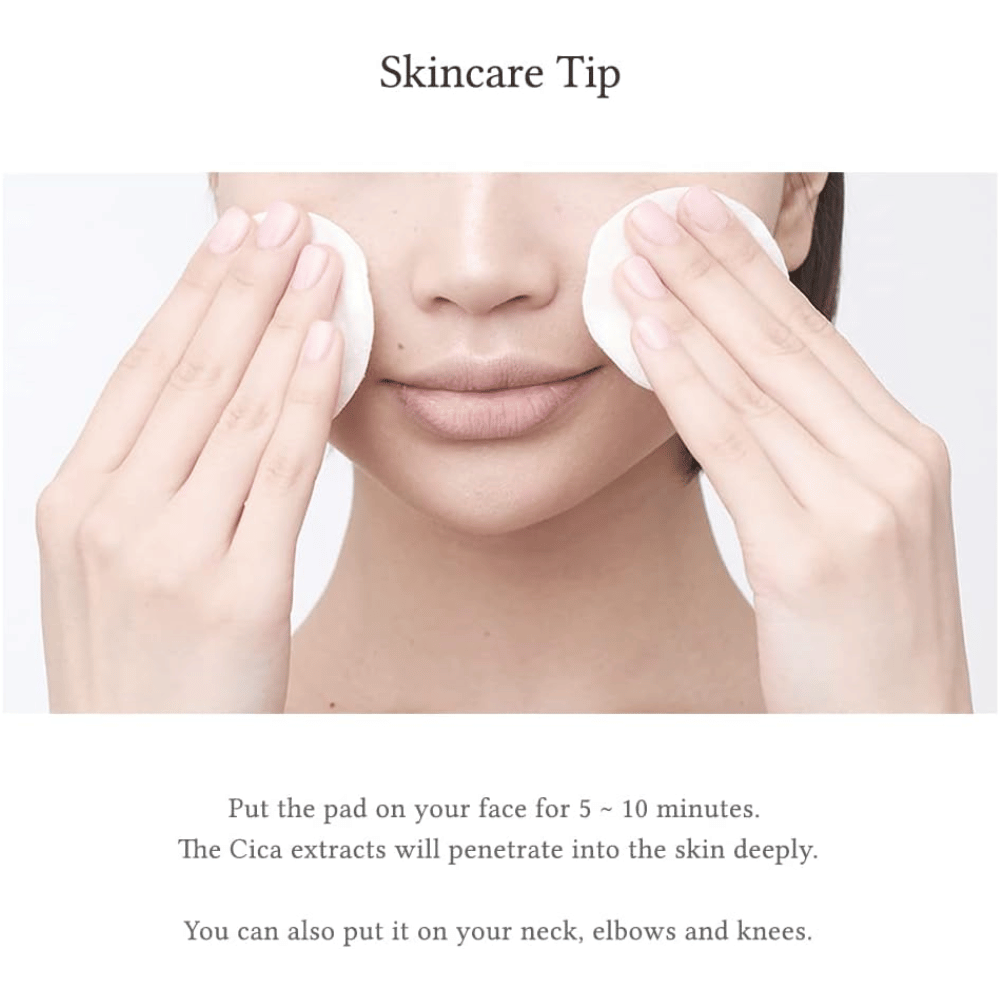 Dr. Althea 85% Anastatica Skin Conditioning Pad kan användas som en lugnande punktmask för intensiv återfuktning och hudvård.