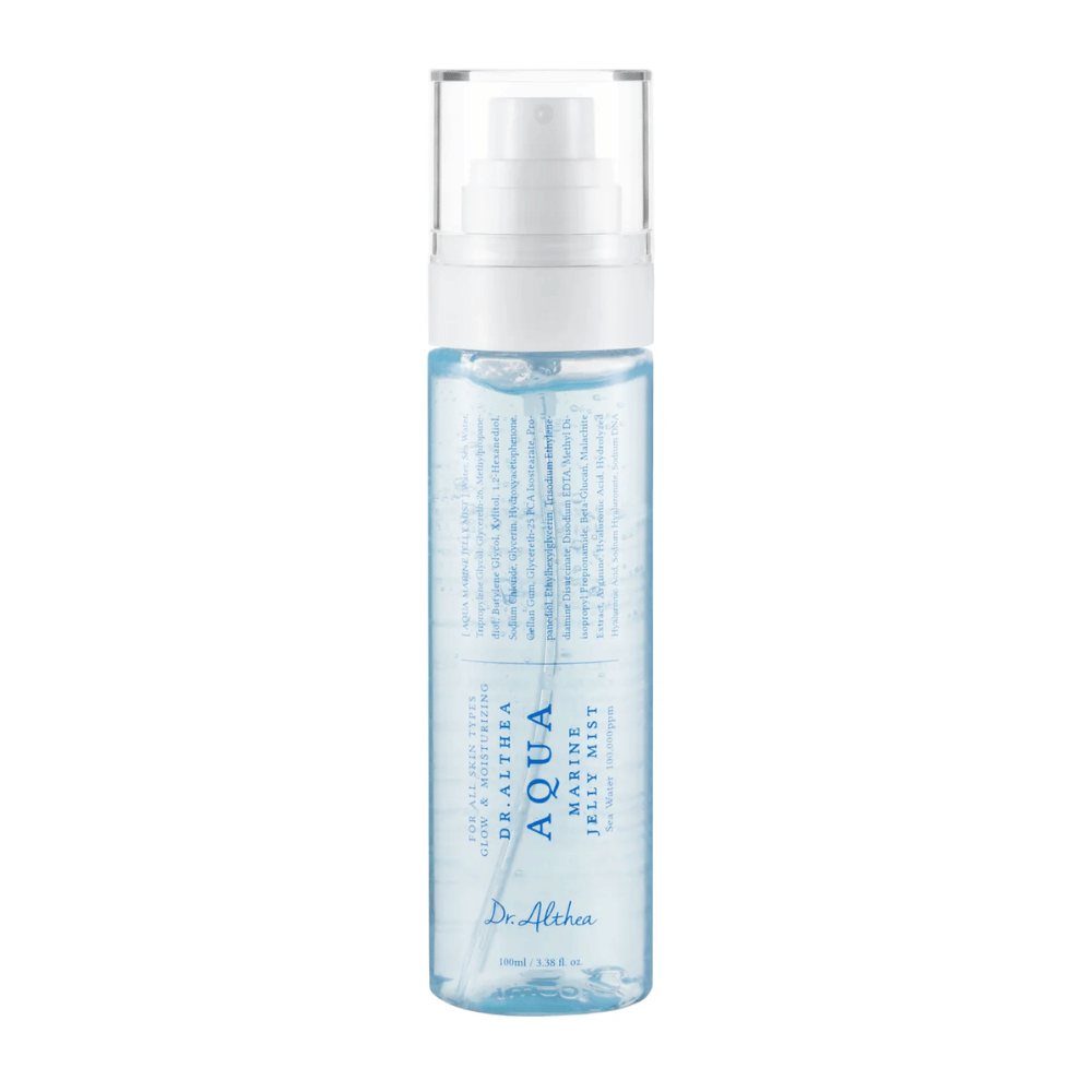 Produktbild av Dr. Althea Aqua Marine Jelly Mist med transparent förpackning och jelly-baserad formula