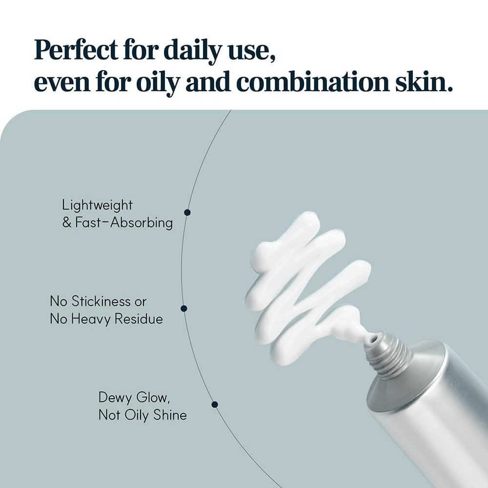 S.NATURE Aqua Squalane Moisturizing Cream med lätt och snabbabsorberande formula som ger långvarig återfuktning utan kladd.