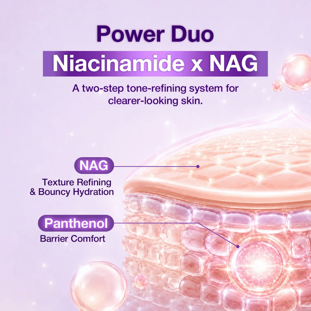 3. NINE LESS B-Boost 22% Niacinamide Serum – niacinamid och NAG för jämnare hudstruktur och återfuktning