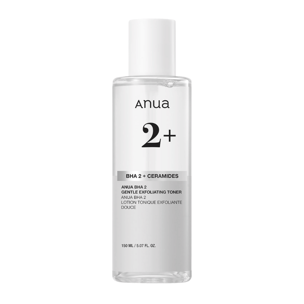 Anua BHA 2% Gentle Exfoliating Toner 150 ml – exfolierande ansiktsvatten med salicylsyra och ceramider för klarare hud