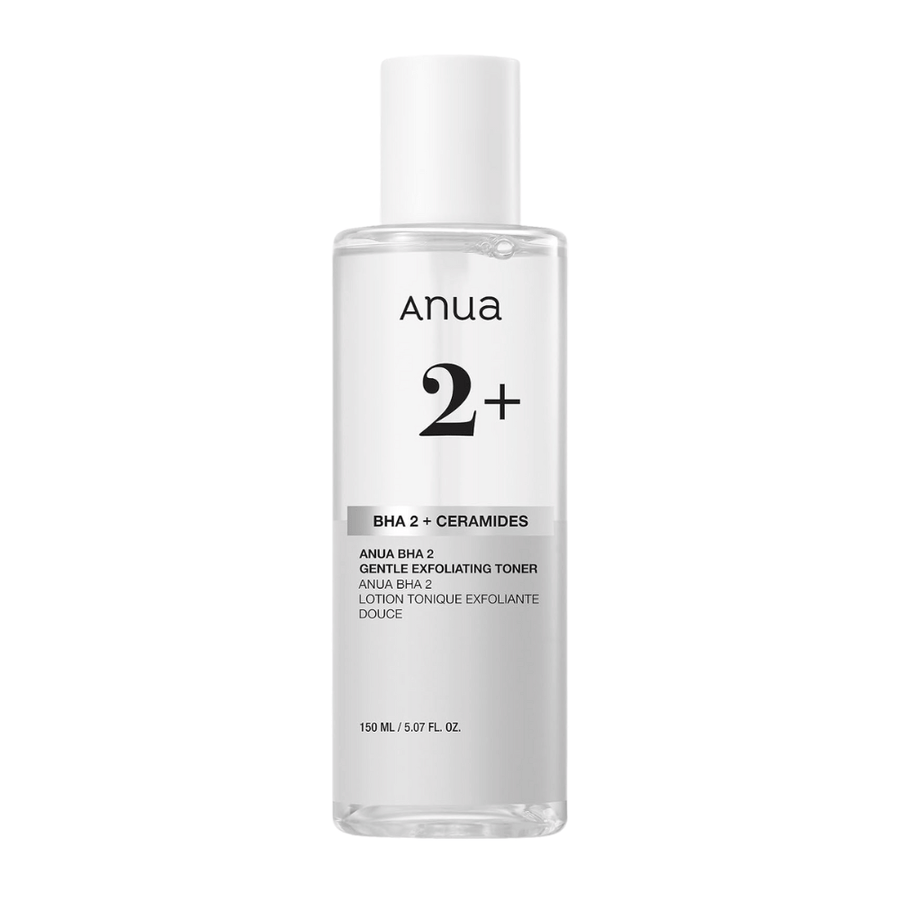 Anua BHA 2% Gentle Exfoliating Toner 150 ml – exfolierande ansiktsvatten med salicylsyra och ceramider för klarare hud