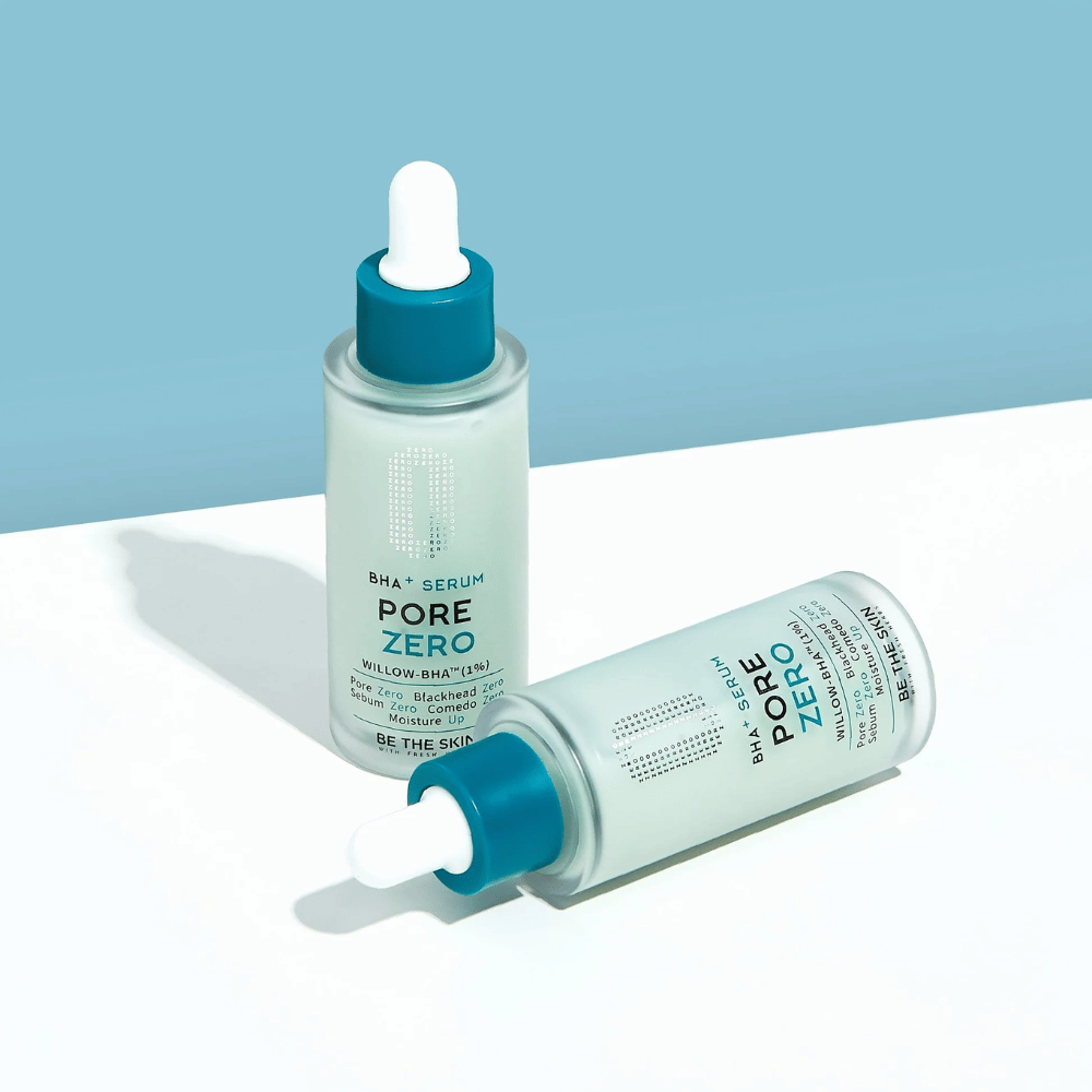 Två flaskor Be The Skin BHA+ Pore Zero Serum med Willow-BHA 1 %