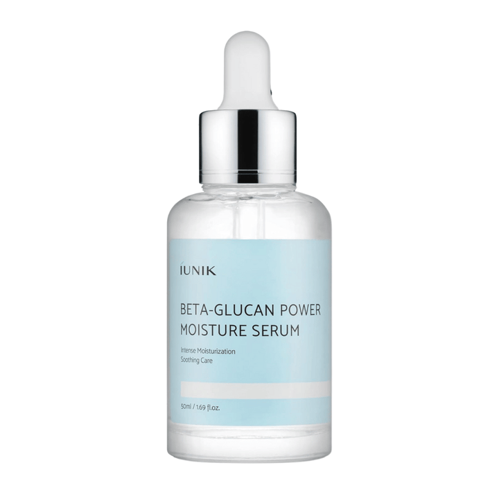 iUNIK Beta-Glucan Power Moisture Serum 50 ml – återfuktande ansiktsserum med beta-glukan för känslig och torr hud