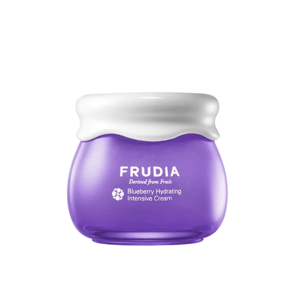 FRUDIA Blueberry Hydrating Intensive Cream – återfuktande ansiktskräm med blåbärsextrakt som stärker hudbarriären och ger långvarig fukt