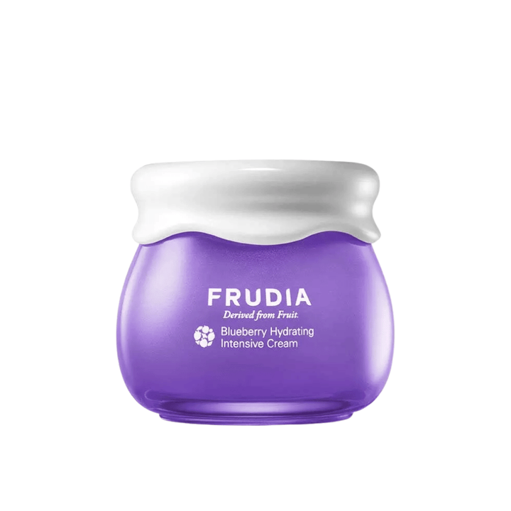 FRUDIA Blueberry Hydrating Intensive Cream – återfuktande ansiktskräm med blåbärsextrakt som stärker hudbarriären och ger långvarig fukt