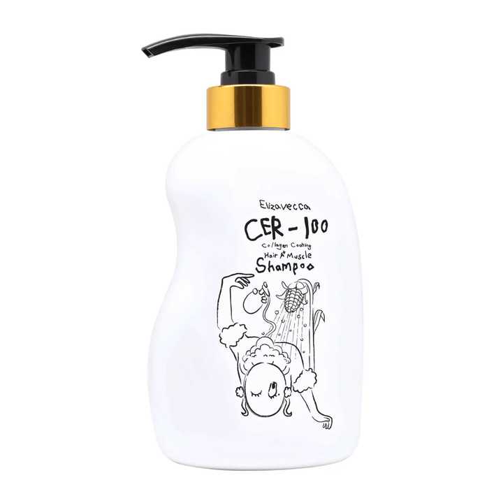 Elizavecca CER-100 Collagen Coating Hair A+ Muscle Shampoo – koreanskt kollagen schampo som stärker håret och ger glans
