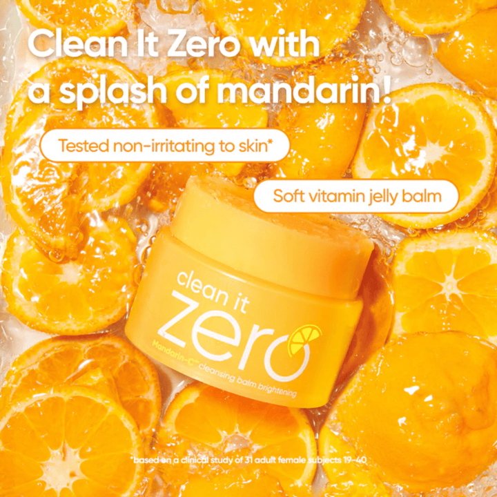 Banila Co Clean It Zero Brightening cleansing balm med mjuk jelly-textur som återfuktar och rengör huden på djupet med fräsch känsla