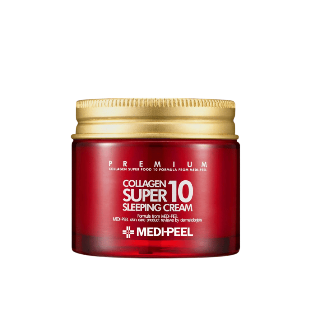 MEDI-PEEL Collagen Super 10 Sleeping Cream – koreansk sleeping cream med kollagen för torr, mogen och trött hud.