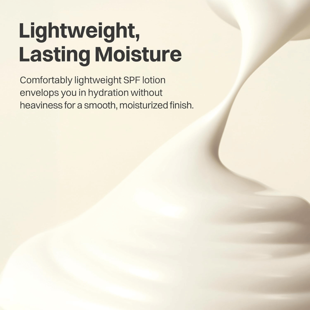 Lätt och återfuktande konsistens hos Beauty of Joseon Comfort Protection Mineral Body Sun Lotion SPF30