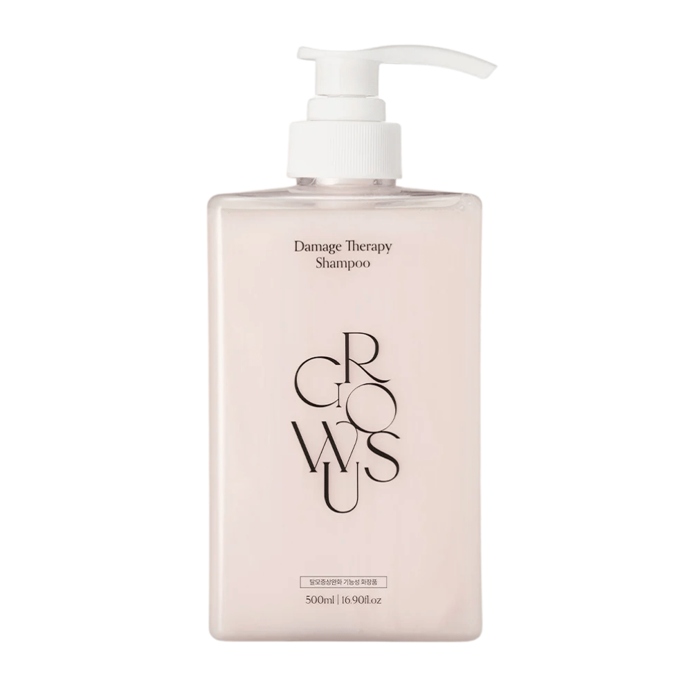 GROWUS Damage Therapy Shampoo EX 500 ml reparerande schampo produktbild mot vit bakgrund