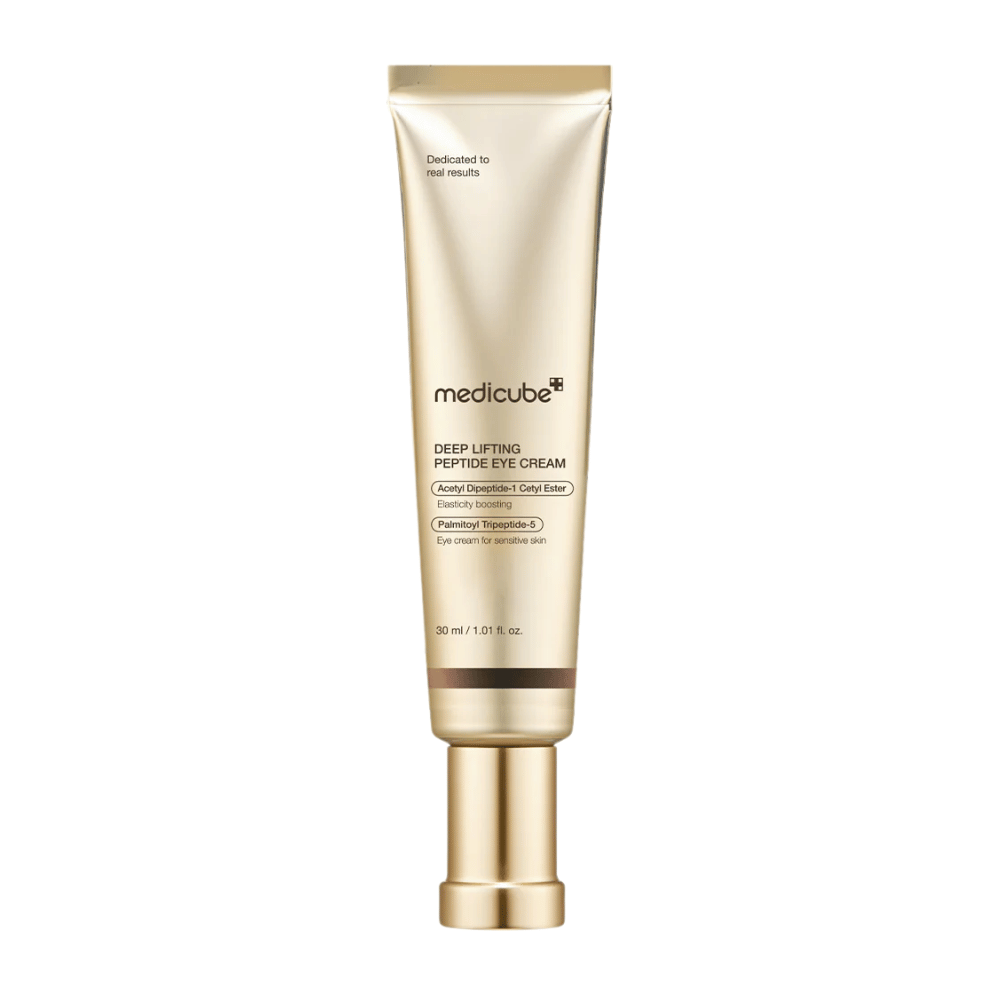 Medicube Deep Lifting Peptide Eye Cream – anti-aging ögonkräm med peptider som förbättrar fasthet, minskar fina linjer och återfuktar.