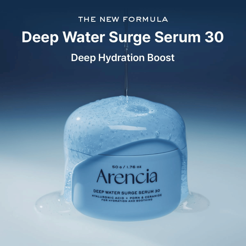 Arencia Deep Water Surge Serum 30 – intensiv återfuktning för torr och yttorr hud