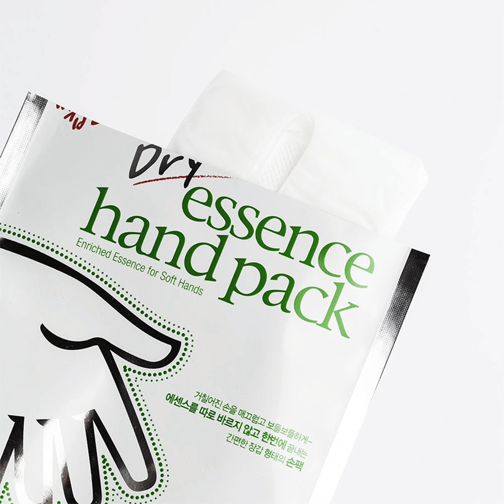 PETITFEE Dry Essence Hand Pack med återfuktande essens och handskar för mjuka och välvårdade händer
