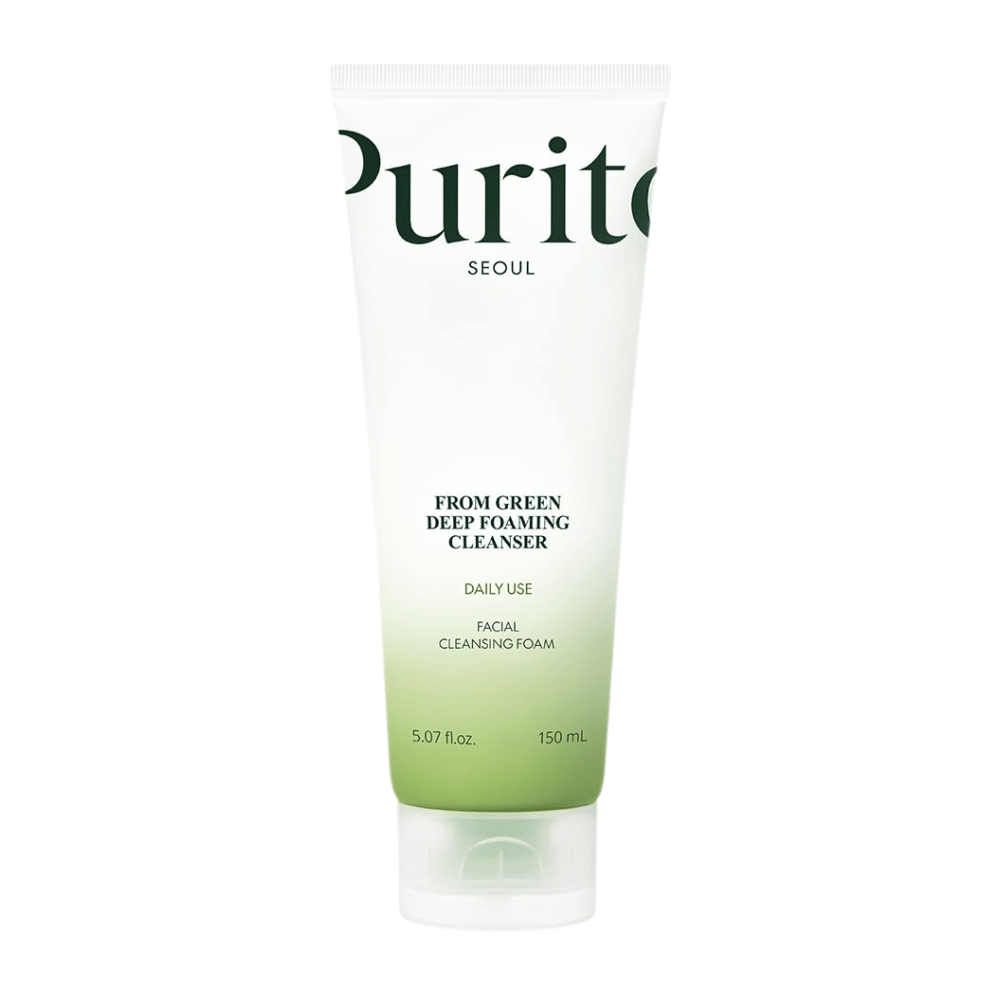 Purito Seoul From Green Deep Foaming Cleanser 150 ml – löddrande ansiktsrengöring för daglig användning