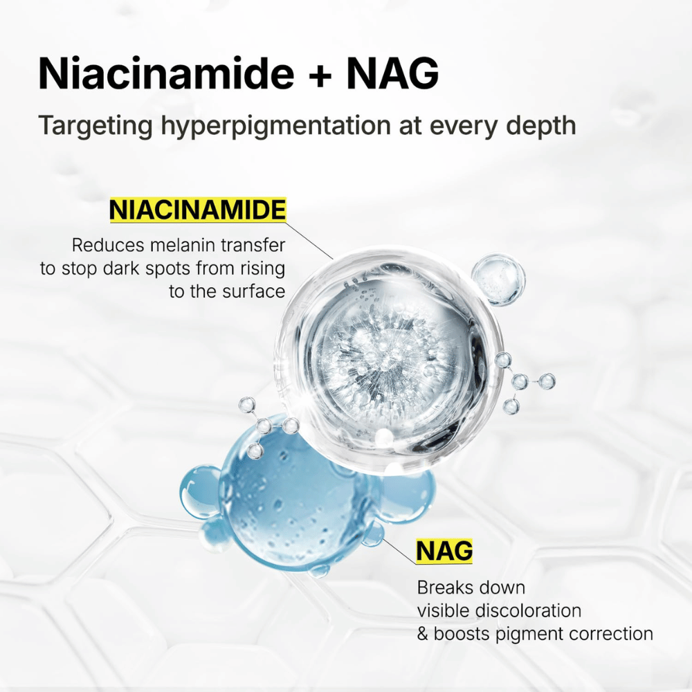Ma:nyo Glutathione 7 Dark Spot Serum Patch med niacinamide och NAG för att minska pigmentfläckar och jämna ut hudtonen