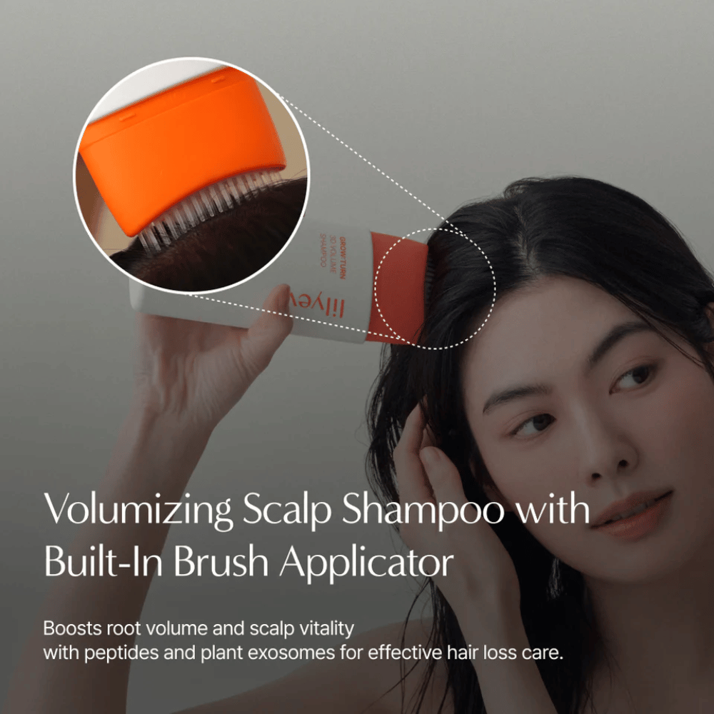 LILYEVE Grow:Turn Exosome 3D Volume Brush Shampoo med växtbaserade exosomer och proteinkomplex