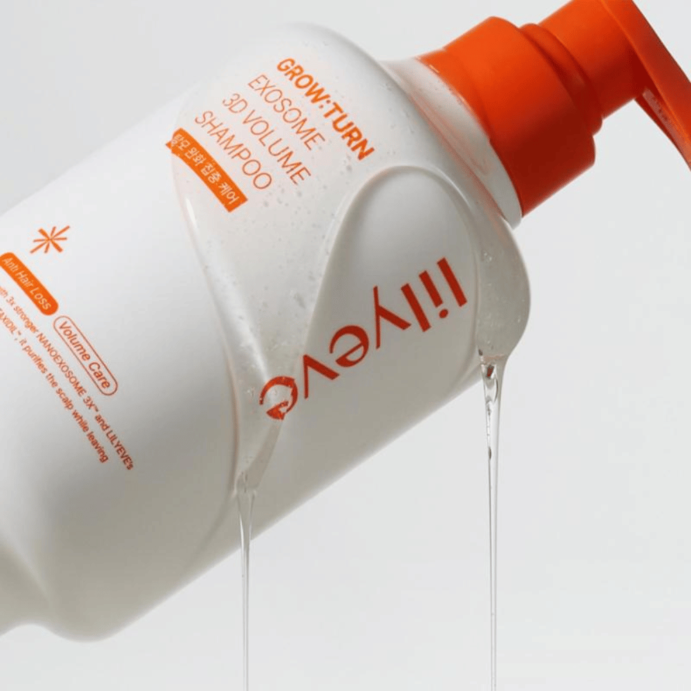 LILYEVE Grow:Turn Exosome 3D Volume Shampoo med lätt geltextur för volymgivande hårvård