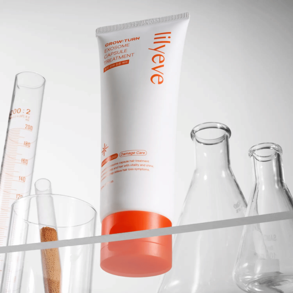 LILYEVE Grow:Turn Exosome Capsule Treatment 230 ml – koreansk hårbehandling med exosome-kapslar för hår och hårbotten.