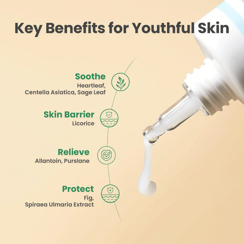 AXIS-Y Heartleaf My Type Calming Cream – lugnande, barriärstärkande och skyddande hudvård