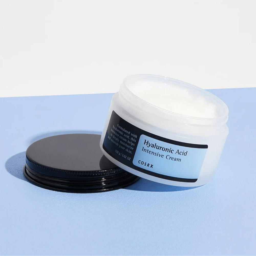 COSRX Hyaluronic Acid Intensive Cream 100 g – närande ansiktskräm med hyaluronsyra som ger långvarig återfuktning och mjuk hud
