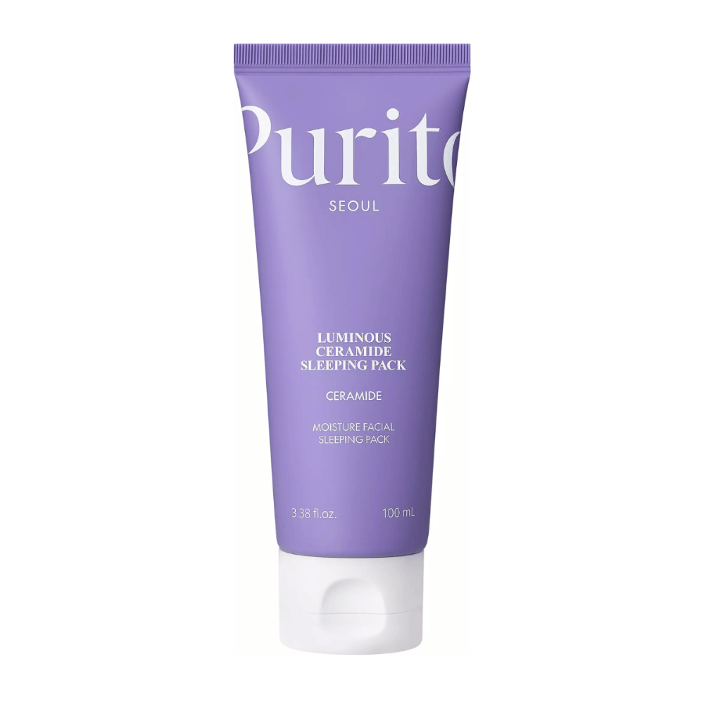 Purito SEOUL Luminous Ceramide Sleeping Pack – koreansk nattmask med ceramider som återfuktar på djupet och reparerar huden under natten