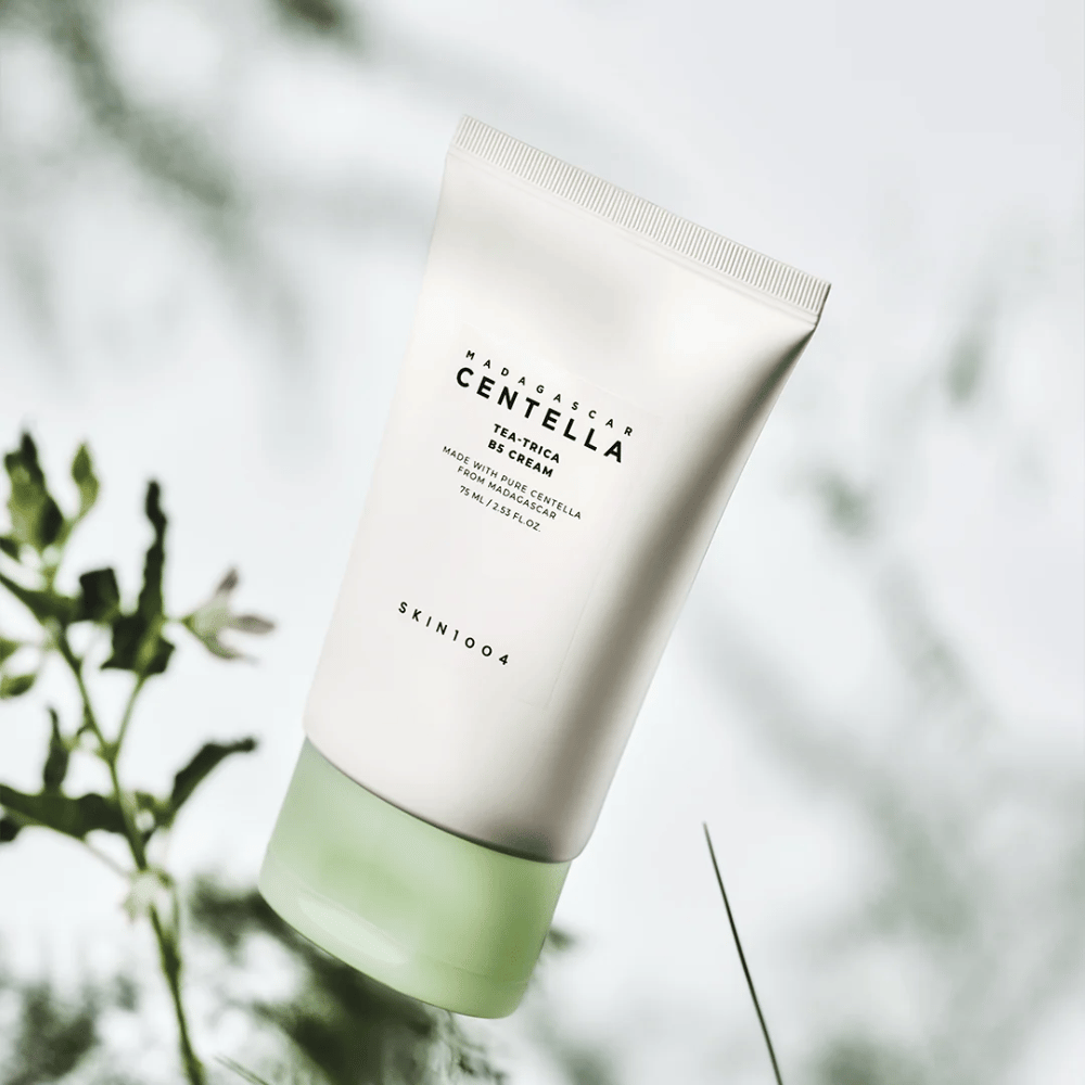 SKIN1004 Madagascar Centella Tea-Trica B5 Cream ansiktskräm med centella asiatica och panthenol som lugnar irriterad hud och stärker hudbarriären