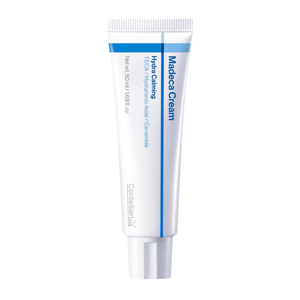 5. Centellian24 Madeca Cream Hydra Calming 50ml – vit tub med blå detaljer mot vit bakgrund