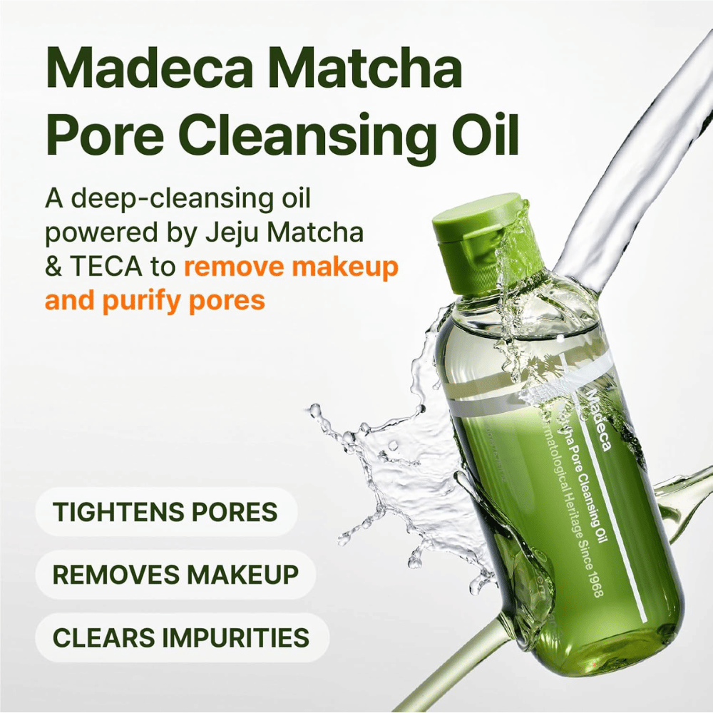 Centellian24 Madeca Matcha Pore Cleansing Oil med Jeju matcha för djuprengöring av porer