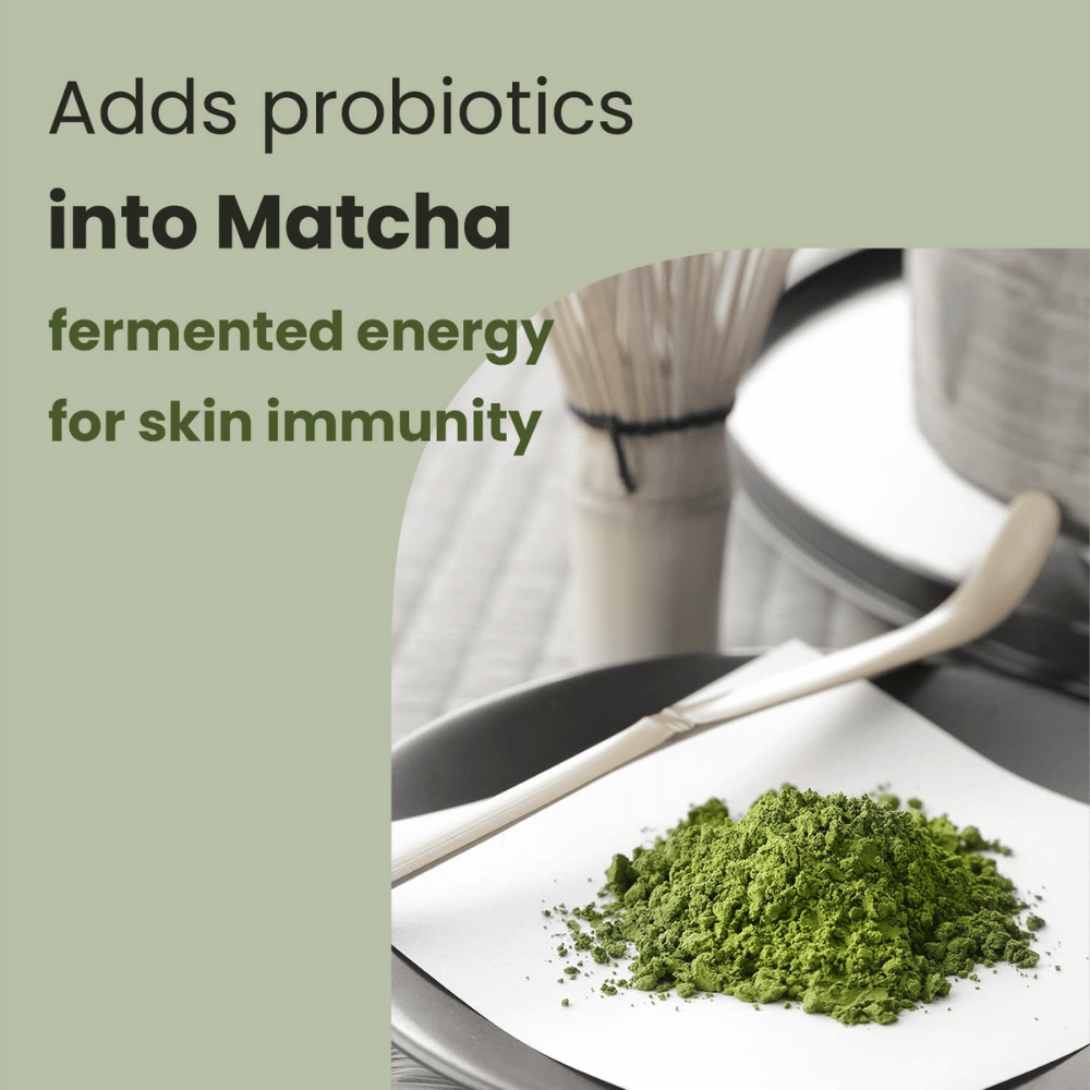 Heimish Matcha Biome rengöring med fermenterad matcha och probiotika – balanserar huden och stödjer hudens naturliga skyddsbarriär