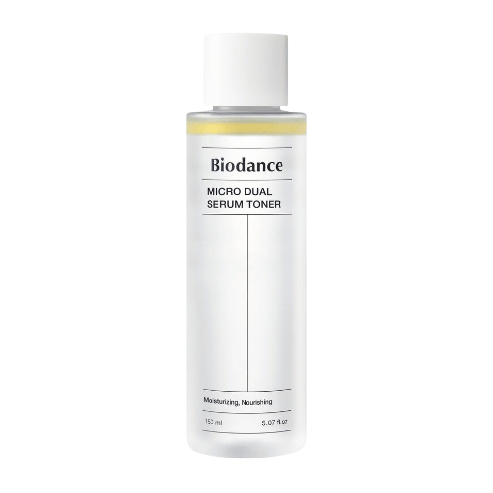 Biodance Micro Dual Serum Toner 150 ml – återfuktande och närande koreansk toner med serum i två faser för stärkt hudbarriär