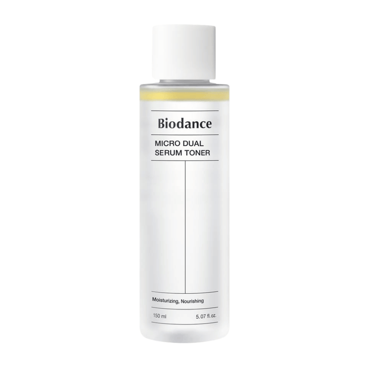 Biodance Micro Dual Serum Toner 150 ml – återfuktande och närande koreansk toner med serum i två faser för stärkt hudbarriär