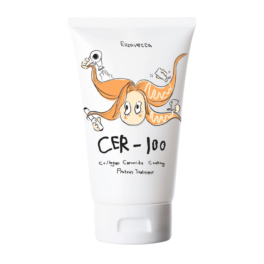 Elizavecca Milky Piggy CER-100 Collagen Ceramide Coating Protein Treatment – koreansk hårinpackning för reparerat, mjukt och starkt hår