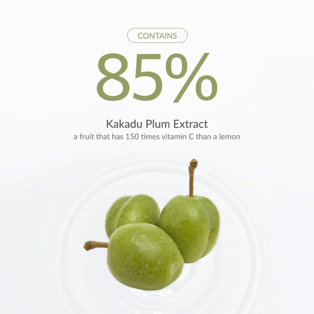 Dr. Althea Natural Radiance Essence med 85% Kakadu Plum Extract, rik på vitamin C för att ge lyster, jämna ut hudton och boosta glow.