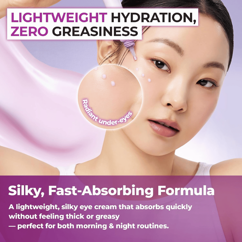 1. Jumiso Niacinamide 5+ Dark Circle Correcting Eye Cream – lätt ögonkräm som återfuktar utan att kännas fet