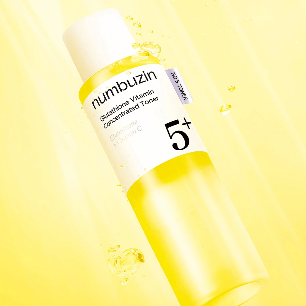 Numbuzin No.5+ Glutathione Vitamin Boosting Essential Toner lystergivande ansiktsvatten mot pigmentfläckar