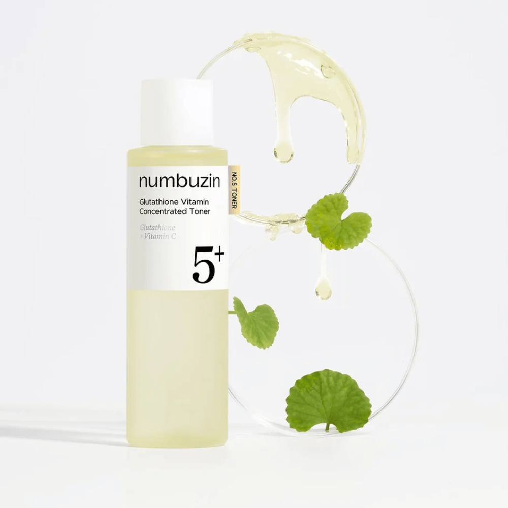 Numbuzin No.5+ Glutathione Vitamin Boosting Essential Toner med glutathion och C-vitamin för klarare hud