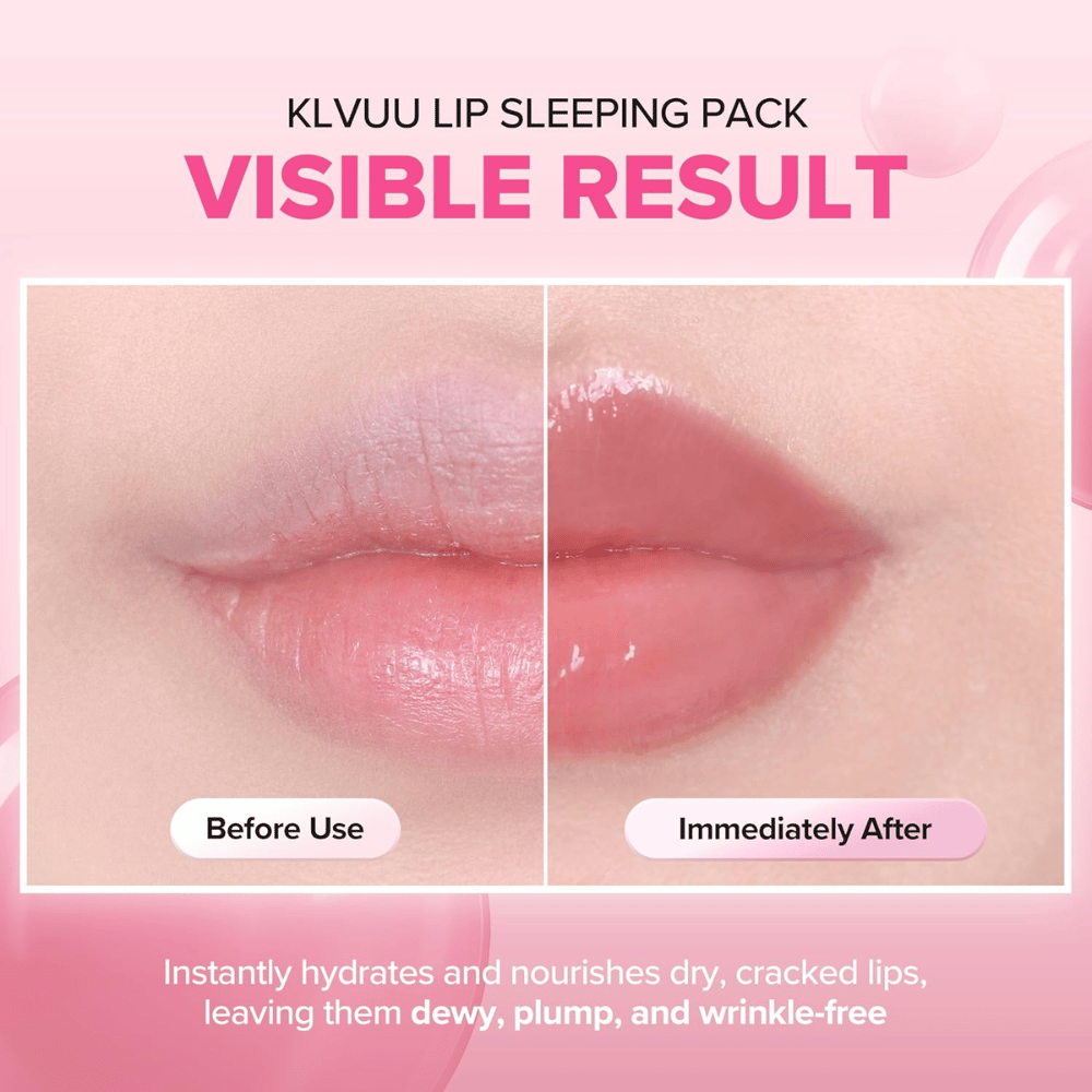 KLAVUU Nourishing Care Lip Sleeping Pack Coconut återfuktar torra läppar, förbättrar mjukheten och ger ett fylligare, glansigt resultat.