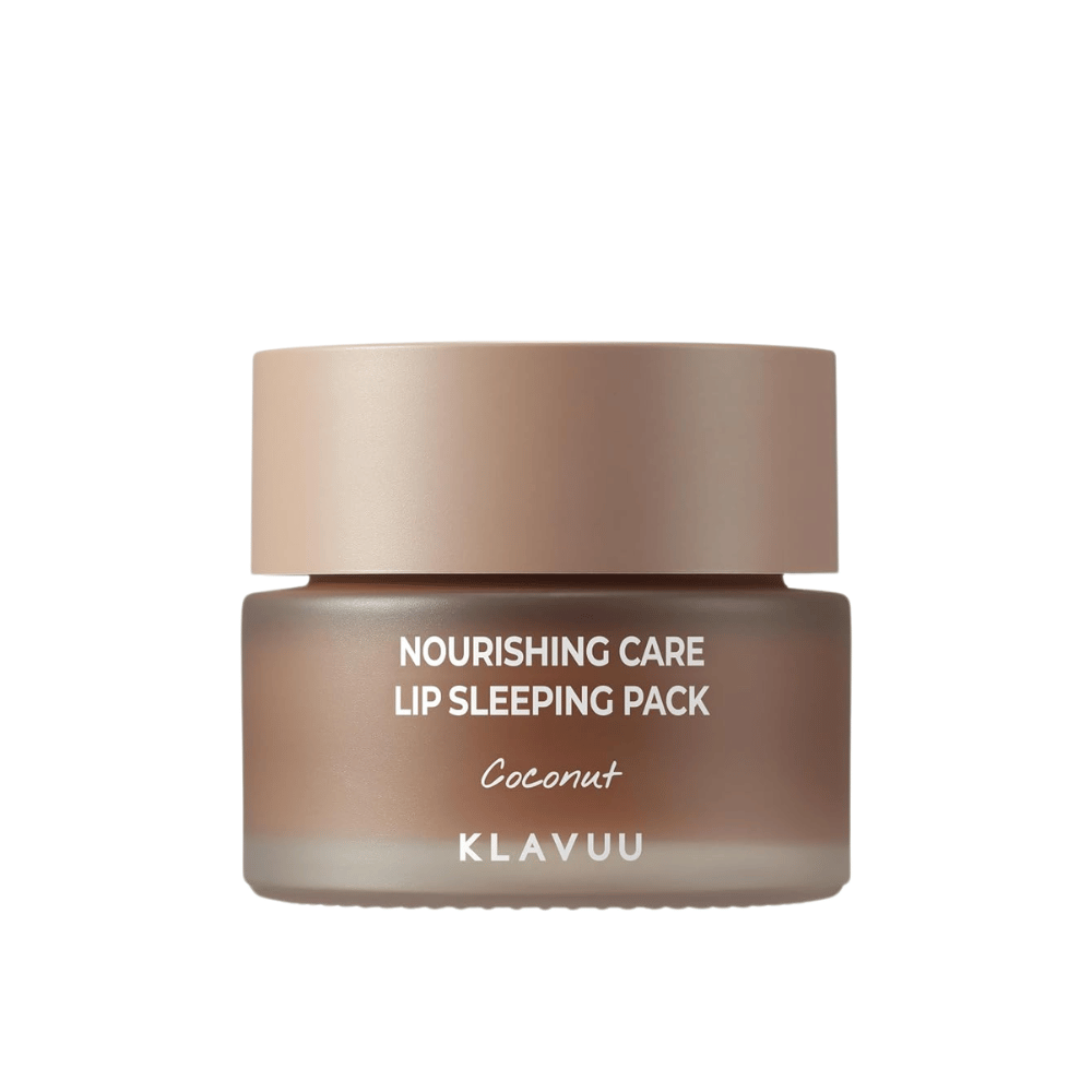 KLAVUU Nourishing Care Lip Sleeping Pack Coconut – närande läppmask med kokos som återfuktar intensivt och vårdar torra läppar under natten.
