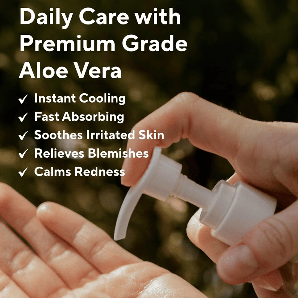 AROMATICA Organic Aloe Vera Gel – lugnande och återfuktande aloe vera-gel för daglig hudvård
